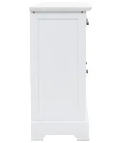 vidaXL Sideboard with 3 Doors MDF and Pinewood 105x35x77.5 cm