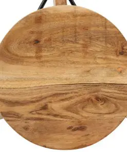 vidaXL Bar Chairs 2 pcs Solid Acacia Wood