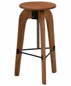 vidaXL Bar Chairs 2 pcs Solid Acacia Wood