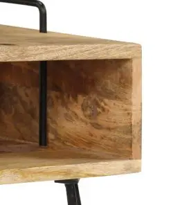 vidaXL Bedside Table Solid Mango Wood 40x34x47 cm