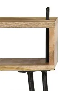 vidaXL Bedside Table Solid Mango Wood 40x34x47 cm