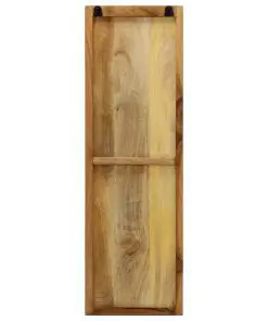 vidaXL Wall-mounted Coat Racks 2 pcs Solid Mango Wood 36x110x3 cm