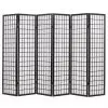 vidaXL Folding 6-Panel Room Divider Japanese Style 240×170 cm Black vidaXL Folding 6-Panel Room Divider Japanese Style 240×170 cm Black