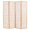 vidaXL Folding 4-Panel Room Divider Japanese Style 160×170 cm Natural vidaXL Folding 4-Panel Room Divider Japanese Style 160×170 cm Natural