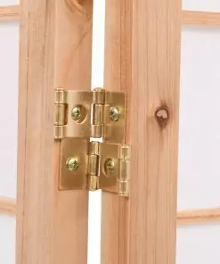 vidaXL Folding 6-Panel Room Divider Japanese Style 240×170 cm Natural