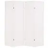 vidaXL Folding 4-Panel Room Divider Japanese Style 160×170 cm White