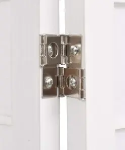 vidaXL Folding 4-Panel Room Divider Japanese Style 160×170 cm White