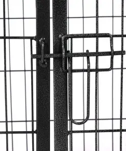 vidaXL Puppy Playpen Steel 125x80x70 cm