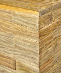 vidaXL Coffee Table Set 2 Piece Solid Teak