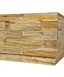 vidaXL Coffee Table Set 2 Piece Solid Teak