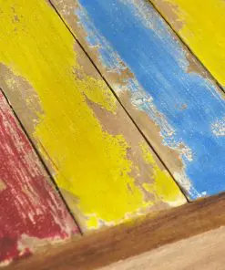 vidaXL Armchair Solid Reclaimed Boat Wood