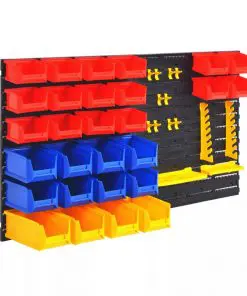 vidaXL Wall-Mountable Garage Tool Organiser