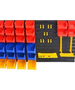 vidaXL Wall-Mountable Garage Tool Organiser