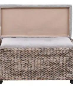 vidaXL Bench Set 2 Pieces Seagrass Grey