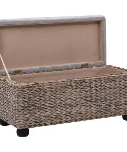 vidaXL Bench Set 2 Pieces Seagrass Grey