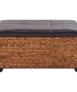 vidaXL Bench Set 2 Pieces Seagrass Brown