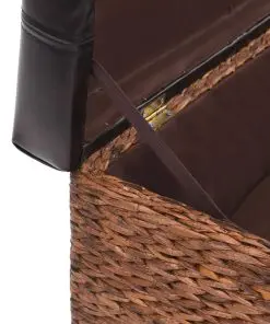 vidaXL Bench Seagrass 140x29x40 cm Brown