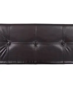 vidaXL Bench with 3 Baskets Seagrass 105x40x42 cm Brown