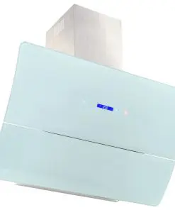 vidaXL Wall Mounted Range Hood Stainless Steel 756 m³/h 90 cm White