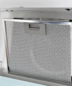 vidaXL Wall Mounted Range Hood Stainless Steel 756 m³/h 90 cm White