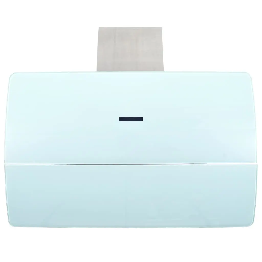 vidaXL Wall Mounted Range Hood Stainless Steel 756 m³/h 90 cm White