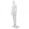 vidaXL Full Body Female Mannequin with Glass Base Glossy White 175 cm