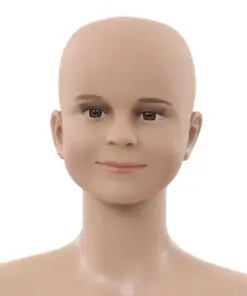 vidaXL Full Body Child Mannequin with Glass Base Beige 140 cm