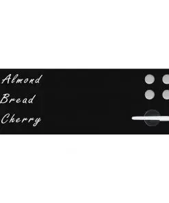 vidaXL Wall Mounted Magnetic Blackboard Glass 60×20 cm