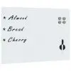 vidaXL Wall Mounted Magnetic Whiteboard Glass 80×60 cm vidaXL Wall Mounted Magnetic Whiteboard Glass 80×60 cm