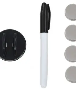 vidaXL Wall Mounted Magnetic Whiteboard Glass 100×60 cm