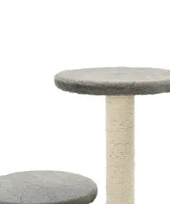 vidaXL Cat Tree with Sisal Scratching Posts 60 cm Grey