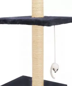 vidaXL Cat Tree with Sisal Scratching Posts 260 cm Dark Blue