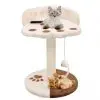vidaXL Cat Tree with Sisal Scratching Post 40 cm Beige and Brown