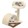 vidaXL Cat Tree with Sisal Scratching Post 40 cm Beige and Brown vidaXL Cat Tree with Sisal Scratching Post 40 cm Beige and Brown