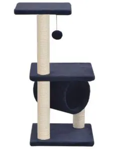vidaXL Cat Tree with Sisal Scratching Posts 65 cm Dark Blue