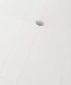 vidaXL 5 Piece Outdoor Dining Set Plastic White