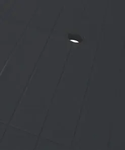 vidaXL 5 Piece Outdoor Dining Set Plastic Anthracite