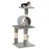 vidaXL Cat Tree with Sisal Scratching Posts 65 cm Grey