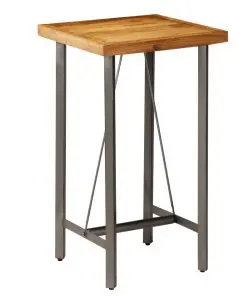 vidaXL Bar Table Solid Reclaimed Teak 60x60x107 cm