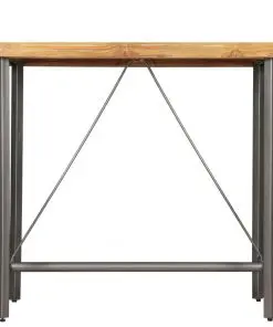 vidaXL Bar Table Solid Reclaimed Teak 120x58x106 cm