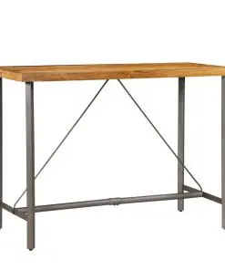 vidaXL Bar Table Solid Reclaimed Teak 150x70x106 cm