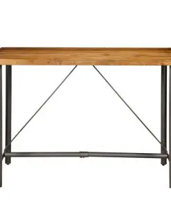 vidaXL Bar Table Solid Reclaimed Teak 150x70x106 cm