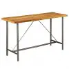 vidaXL Bar Table Solid Reclaimed Teak 180x70x107 cm