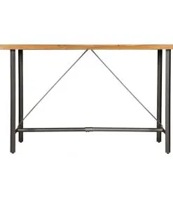 vidaXL Bar Table Solid Reclaimed Teak 180x70x107 cm