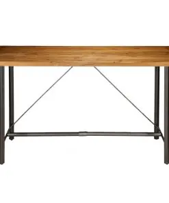 vidaXL Bar Table Solid Reclaimed Teak 180x70x107 cm