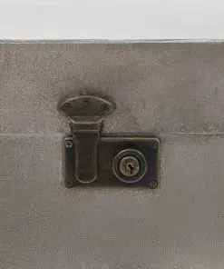 vidaXL Coffee Table MDF and Aluminium 102x51x47.5 cm