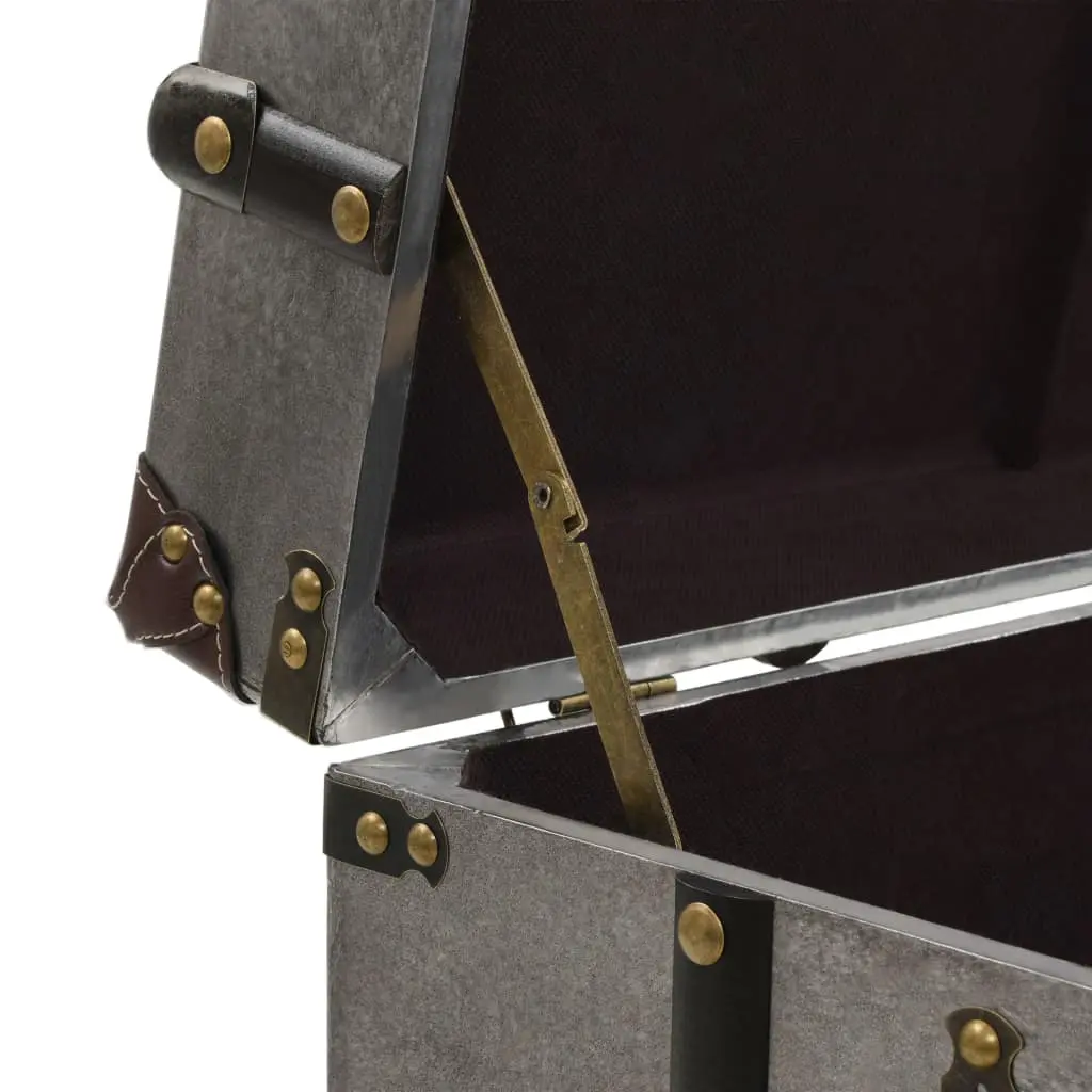 vidaXL Coffee Table MDF and Aluminium 102x51x47.5 cm