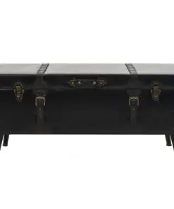 vidaXL Coffee Table MDF and Steel 102x51x48 cm