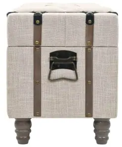 vidaXL Storage Bench Set 3 pcs 112x37x45 cm Solid Wood and Steel