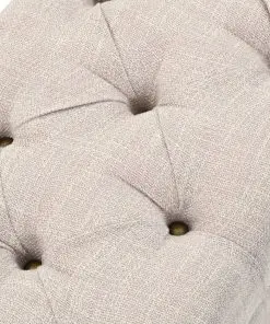 vidaXL Storage Bench Solid Wood and Steel 111x34x37 cm